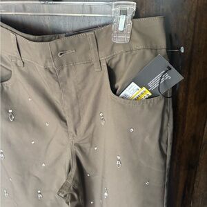 Embellished Tan Pants new